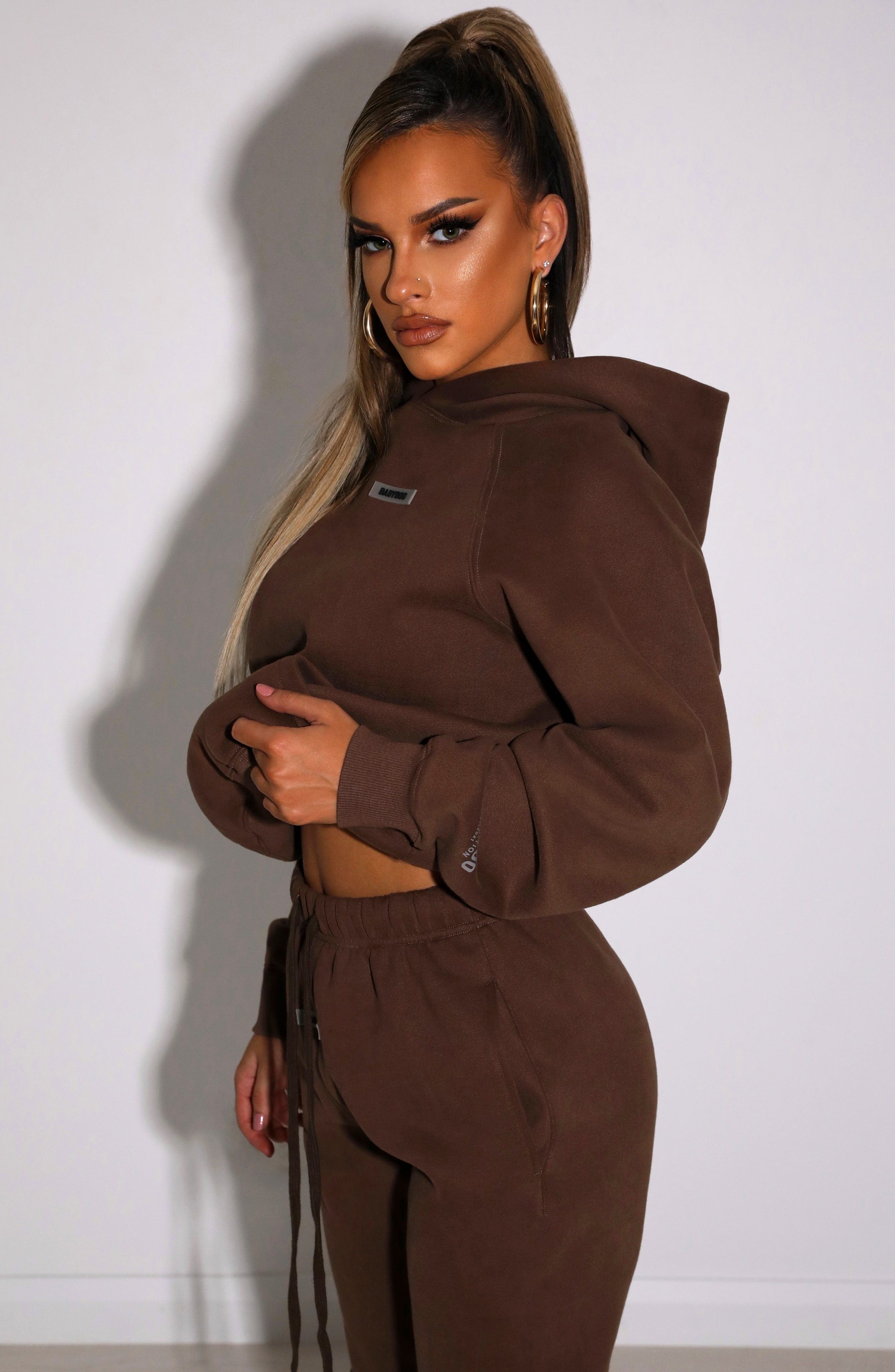Ivy Luxe Hoodie - Chocolate