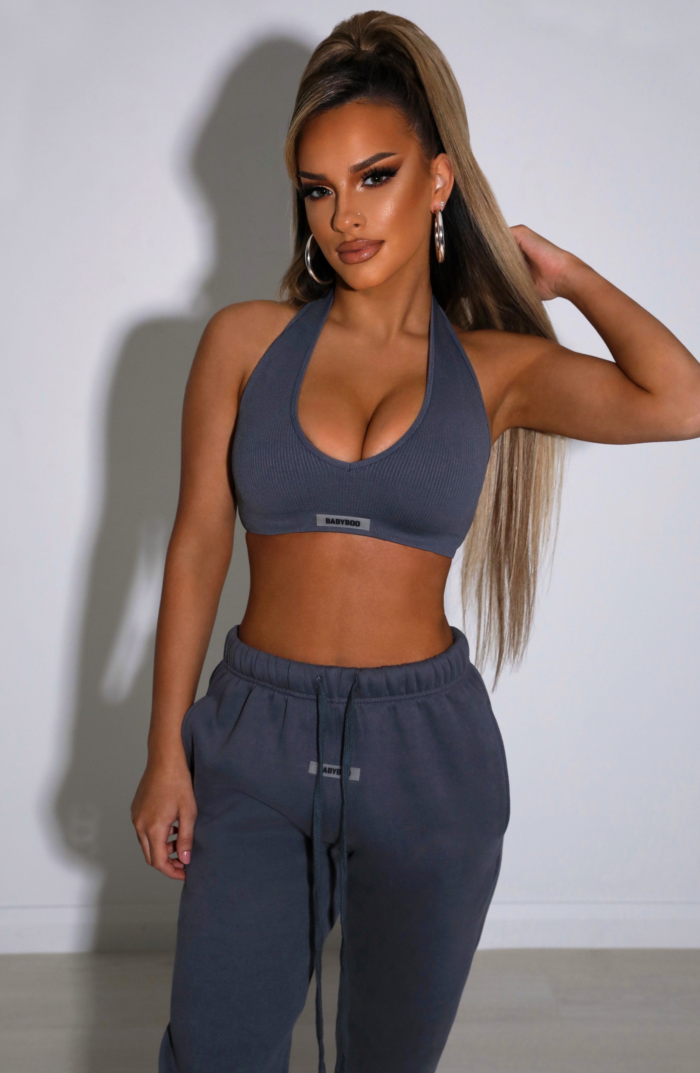 Kami Luxe Crop - Charcoal
