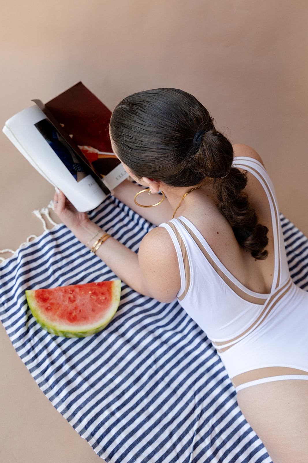 kalesh mesh swim one-piece